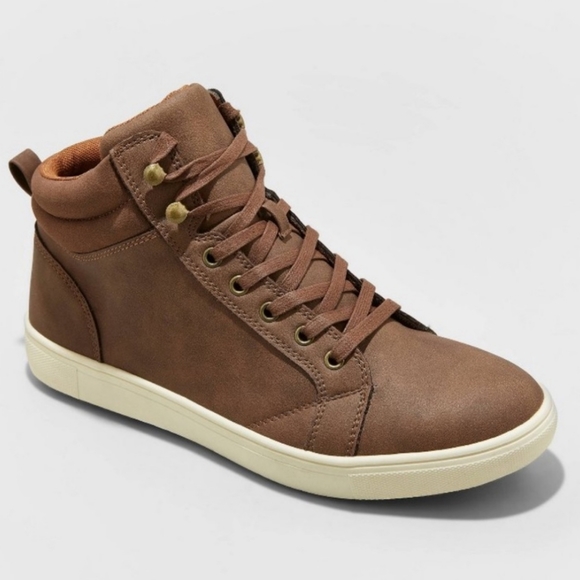 NEW! Men's Goodfellow & Co Drew Sneaker Boots Brown - Picture 1 of 7